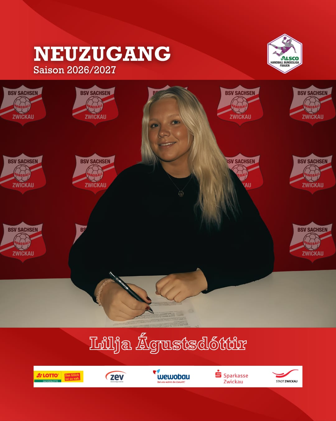 BSV Sachsen Zwickau verpflichtet isländische Nationalspielerin
